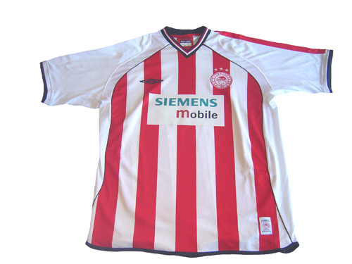 UMBRO OLYMPIAKOS 2003 HOME JERSEY - Soccer Plus