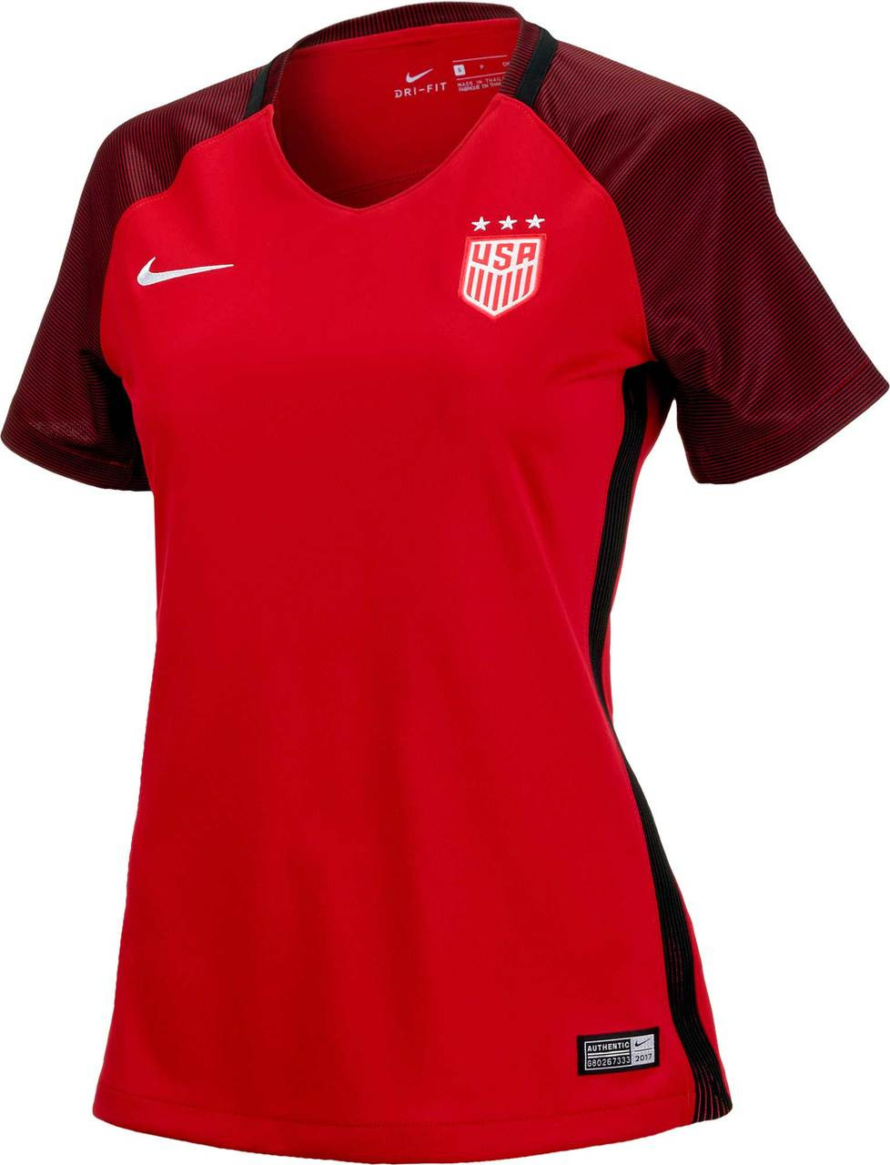 usa women's red soccer jersey