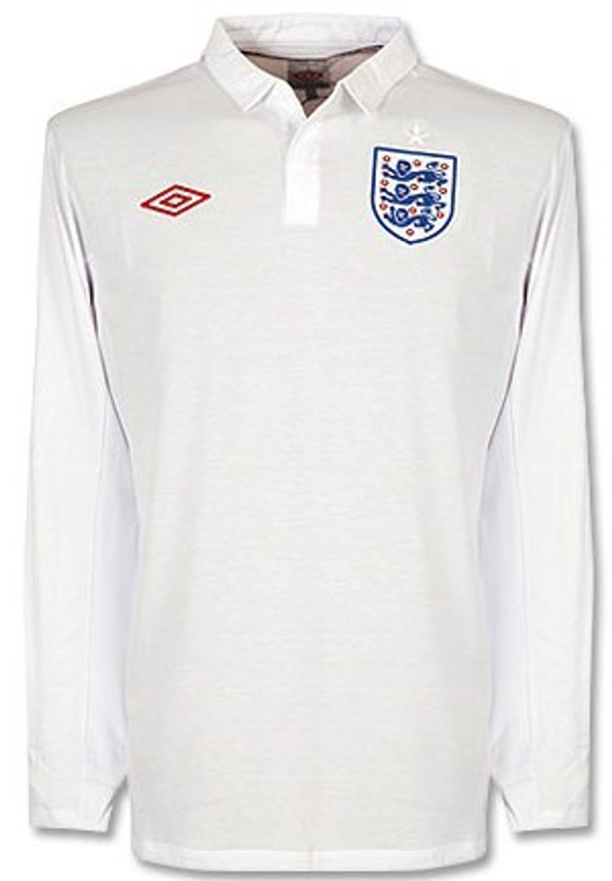 UMBRO ENGLAND 2010 HOME L/S JERSEY