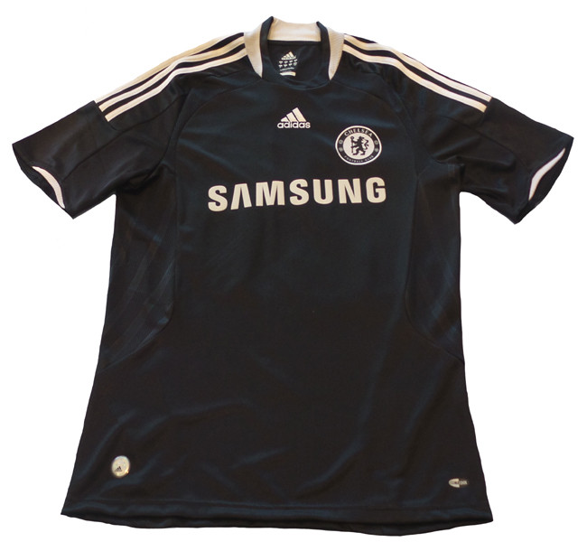 ADIDAS CHELSEA 2009 `CARVALHO`AWAY JERSEY BLACK - Soccer Plus