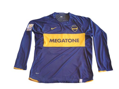NIKE BOCA JUNIORS 2006 HOME `PALACIO` JERSEY - Soccer Plus