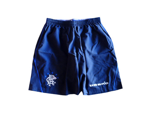 UMBRO RANGERS 2005 HOME SHORT BLUE 