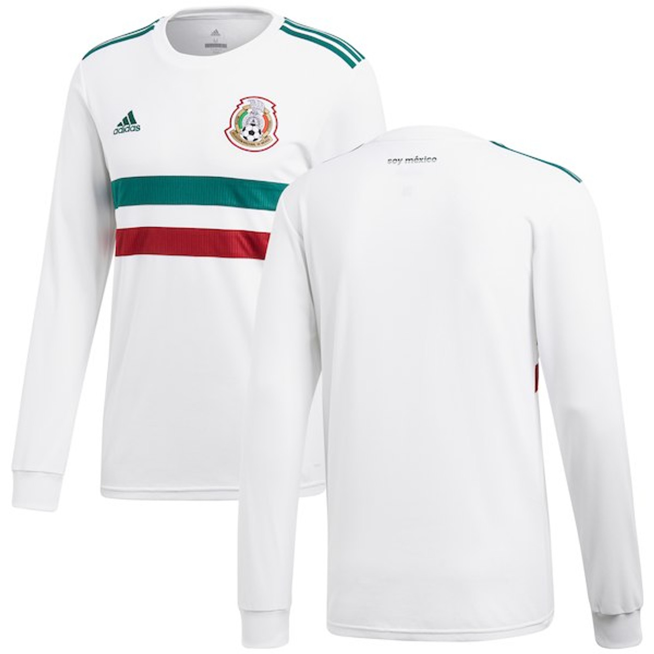 white long sleeve mexico jersey