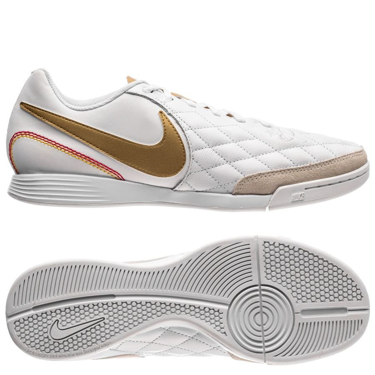 NIKE LEGEND 7 ACADEMY 10R IC White/gold - Soccer Plus