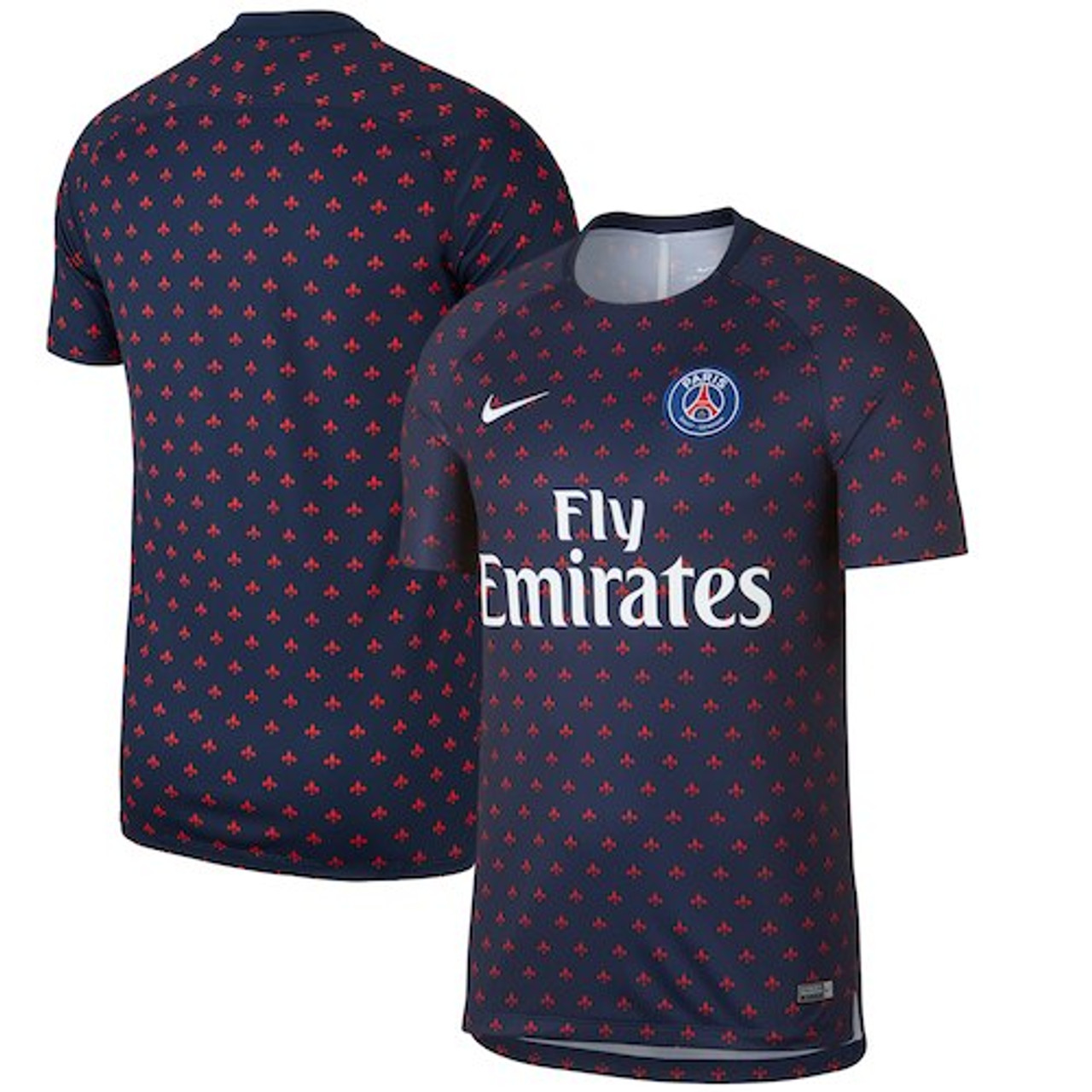 NIKE PARIS SAINT-GERMAIN 2019 TRAINING JERSEY BLUE - Soccer Plus