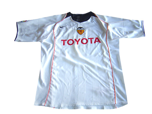 未使用NIKE 2005 反人種差別ユニフォーム　バレンシア　アイマー 21 NIKE VALENCIA 2005 HOME `AIMAR` JERSEY - Soccer Plus