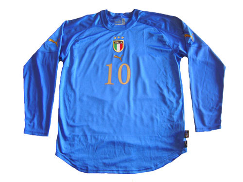 PUMA ITALY 2004 HOME L/S `TOTTI` JERSEY - Soccer Plus