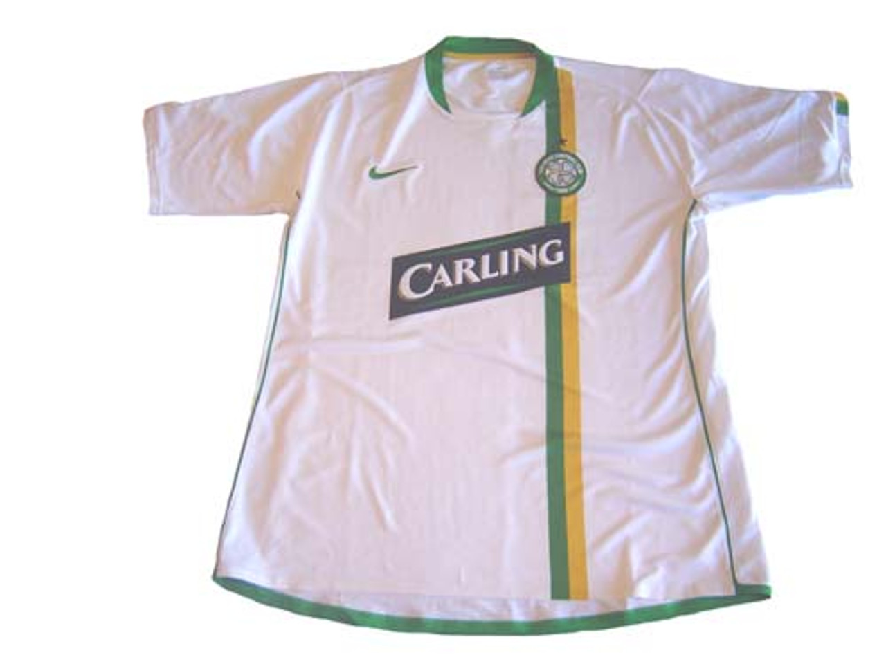 NIKE CELTIC 2007 AWAY AUTHENTIC JERSEY WHITE - Soccer Plus