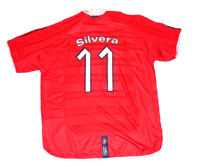 TOPPER INDEPENDIENTE 2002 HOME `SILVERA` JERSEY - Soccer Plus