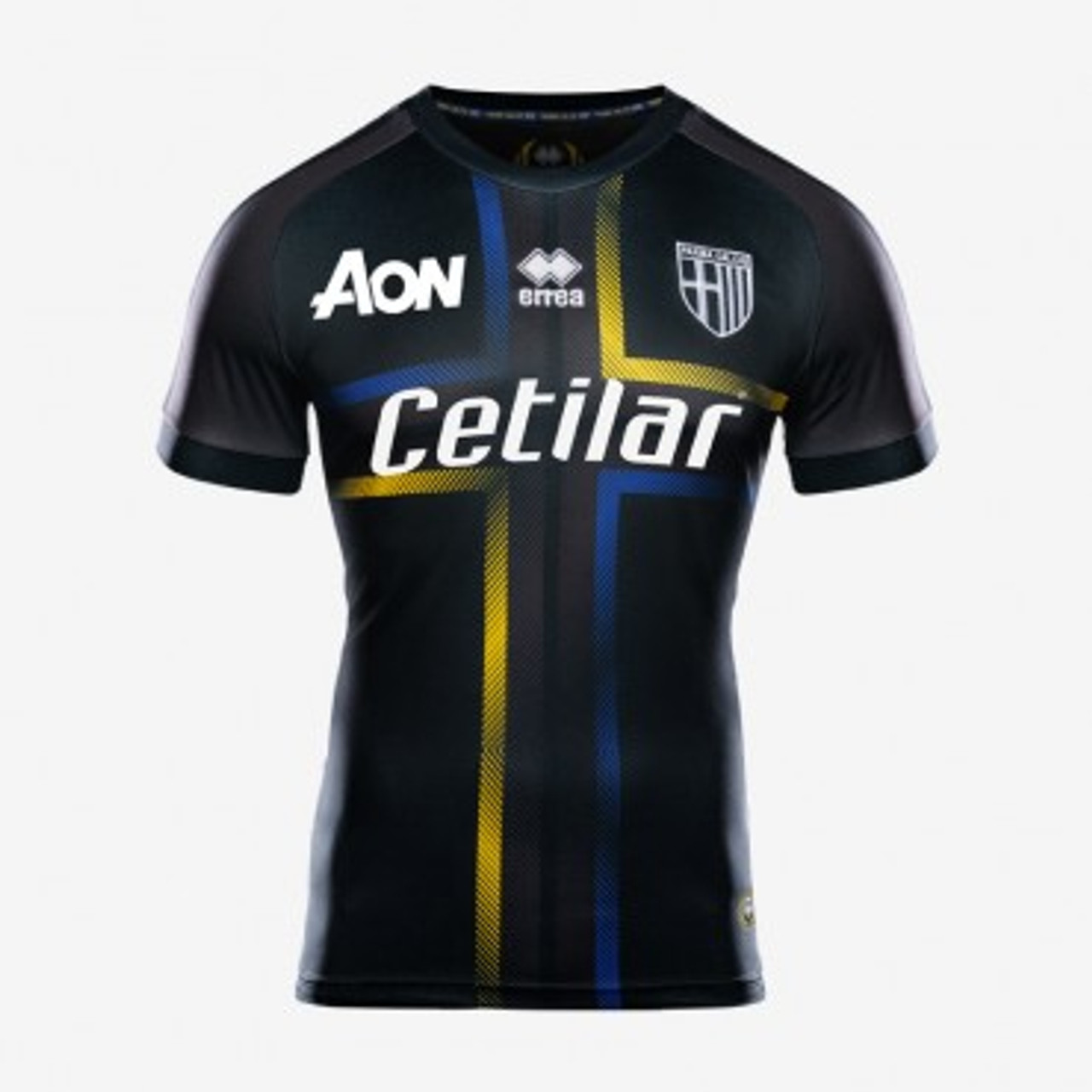 ERREA PARMA 2019 AWAY 3RD JERSEY BLACK - Soccer Plus