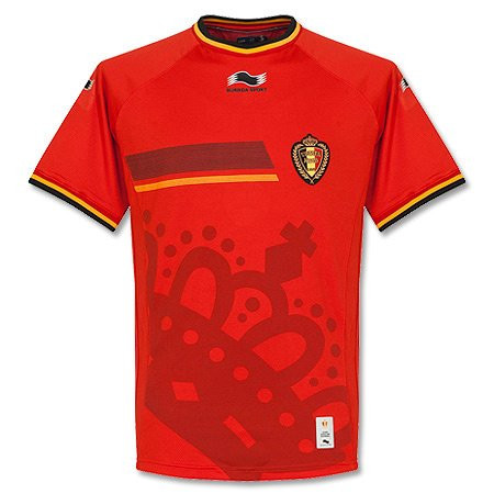Coupe du Monde 2014 - Nouveaux maillots de la Belgique (Burrda Sport