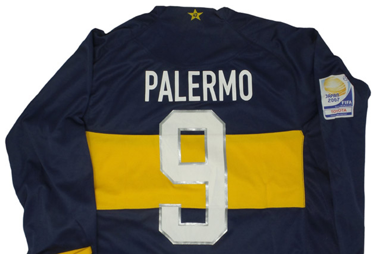 NIKE BOCA JUNIORS 2007 HOME L/S `PALERMO` JERSEY - Soccer Plus