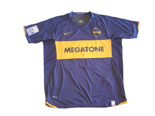 NIKE BOCA JUNIORS 2007 COPA TOYOTA HOME `PALACIO` JERSEY - Soccer Plus