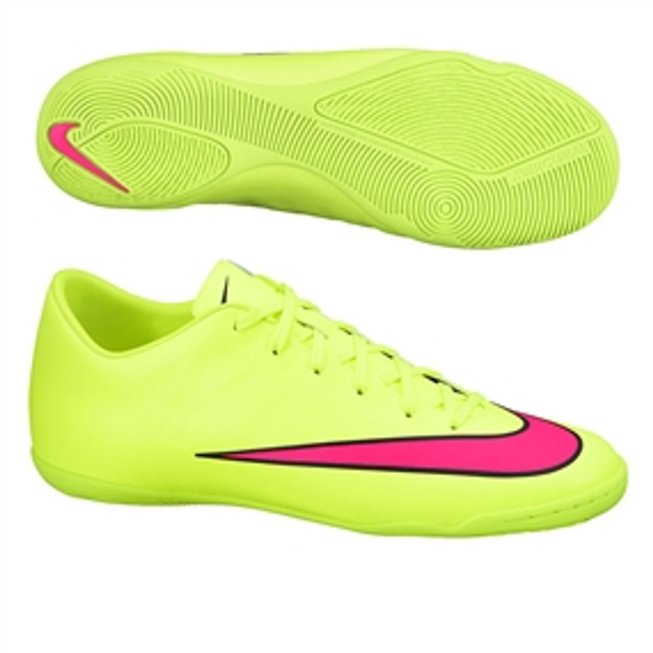 nike mercurial green and pink