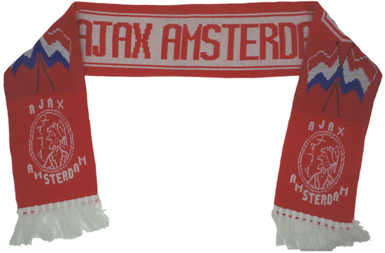 AJAX AMSTERDAM HOME SCARF RED