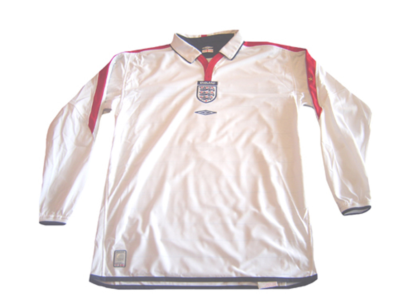 UMBRO ENGLAND 2004 HOME LS JERSEY - Soccer Plus