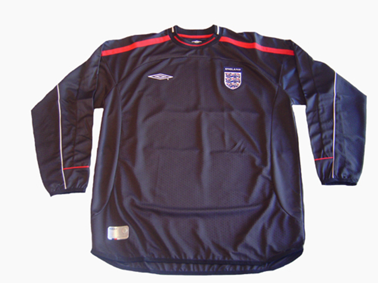 UMBRO ENGLAND 2002 GK HOME JERSEY BLACK - Soccer Plus