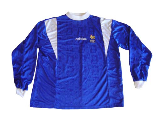 ADIDAS FRANCE 1994-96 LS TRAINING JERSEY - Soccer Plus