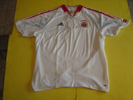 ADIDAS SPAIN 2004 AWAY JERSEY WHITE - Soccer Plus