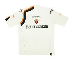 DIADORA ROMA 2005 AWAY JERSEY WHITE - Soccer Plus