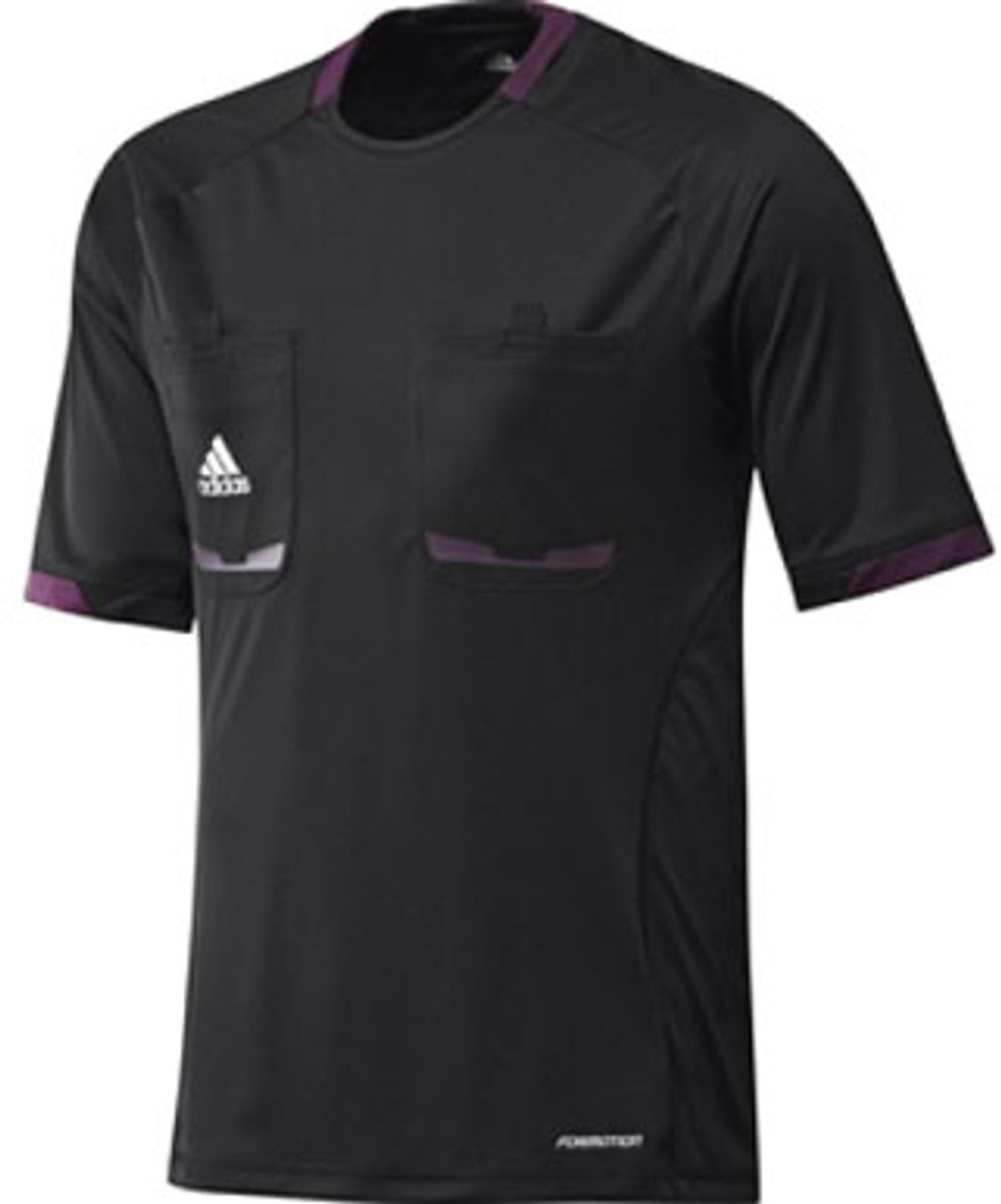 ADIDAS EURO 2012 REFEREE JERSEY BLACK/PURPLE