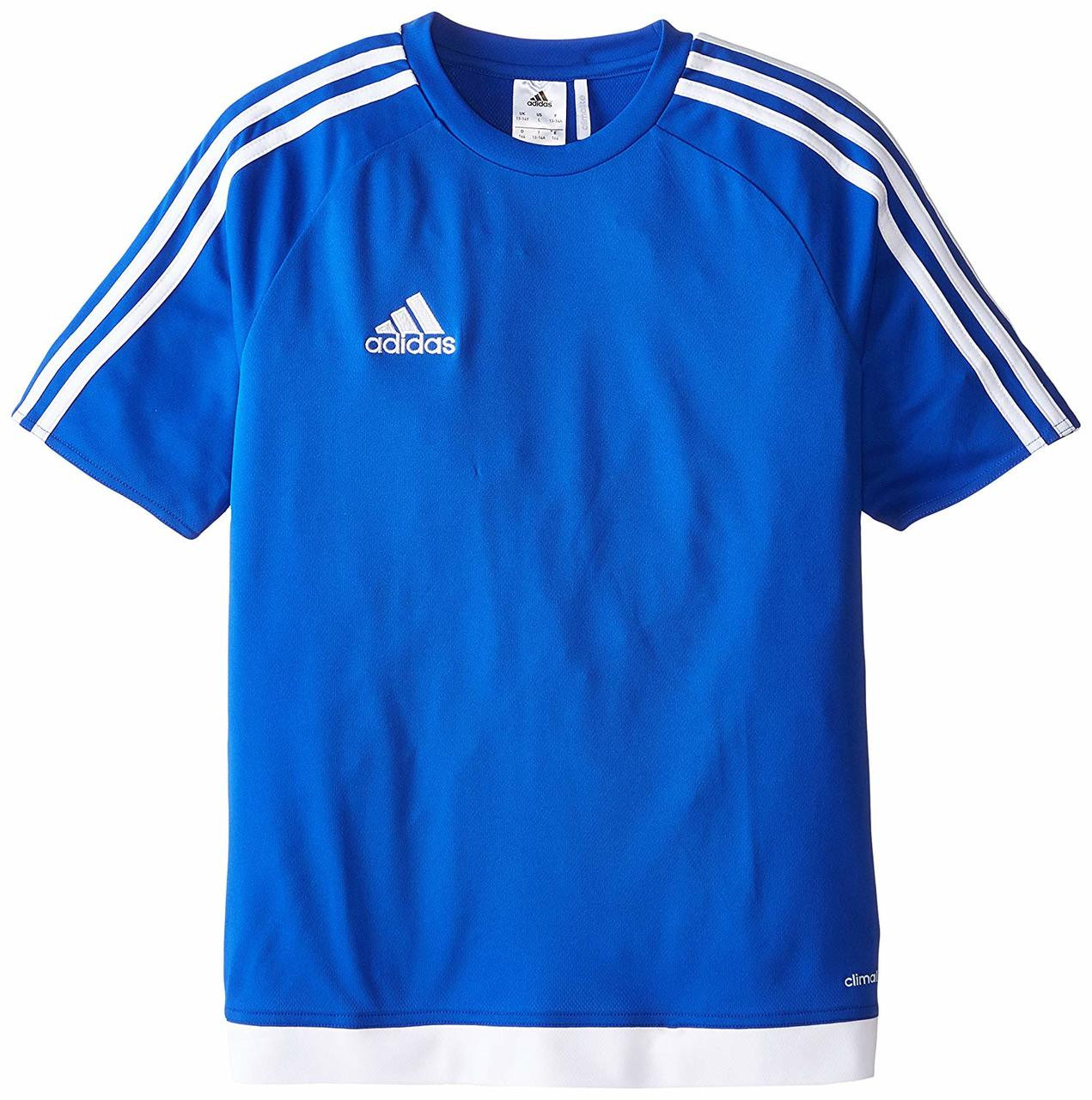 adidas blue soccer jersey