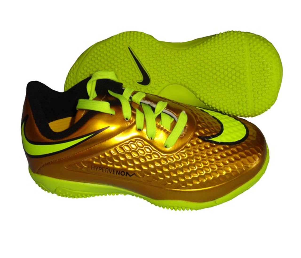 NIKE HYPERVENOM PHELON PREM IC GOLD - Soccer Plus