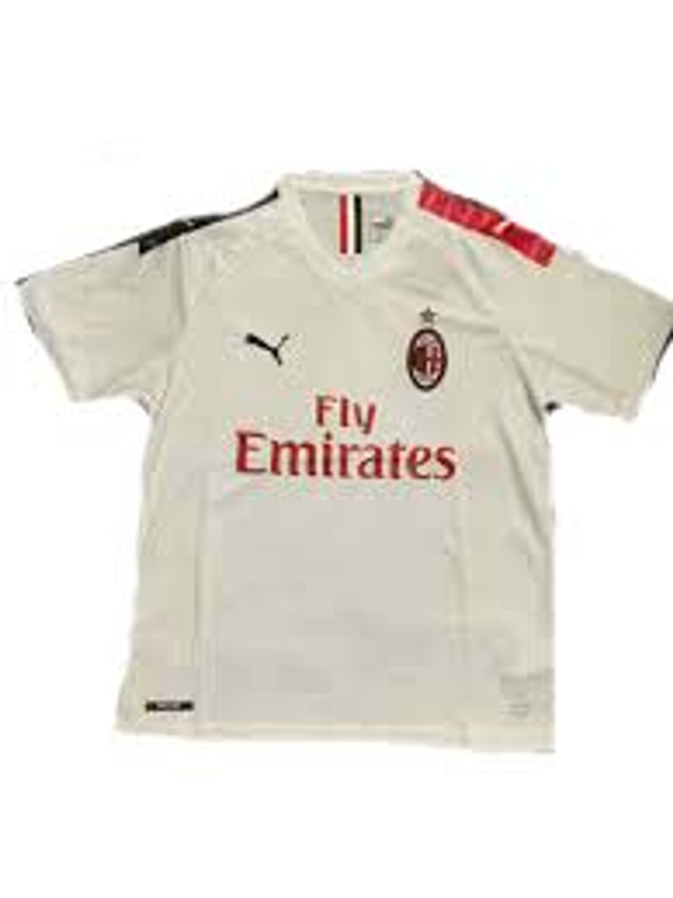 ac milan white jersey