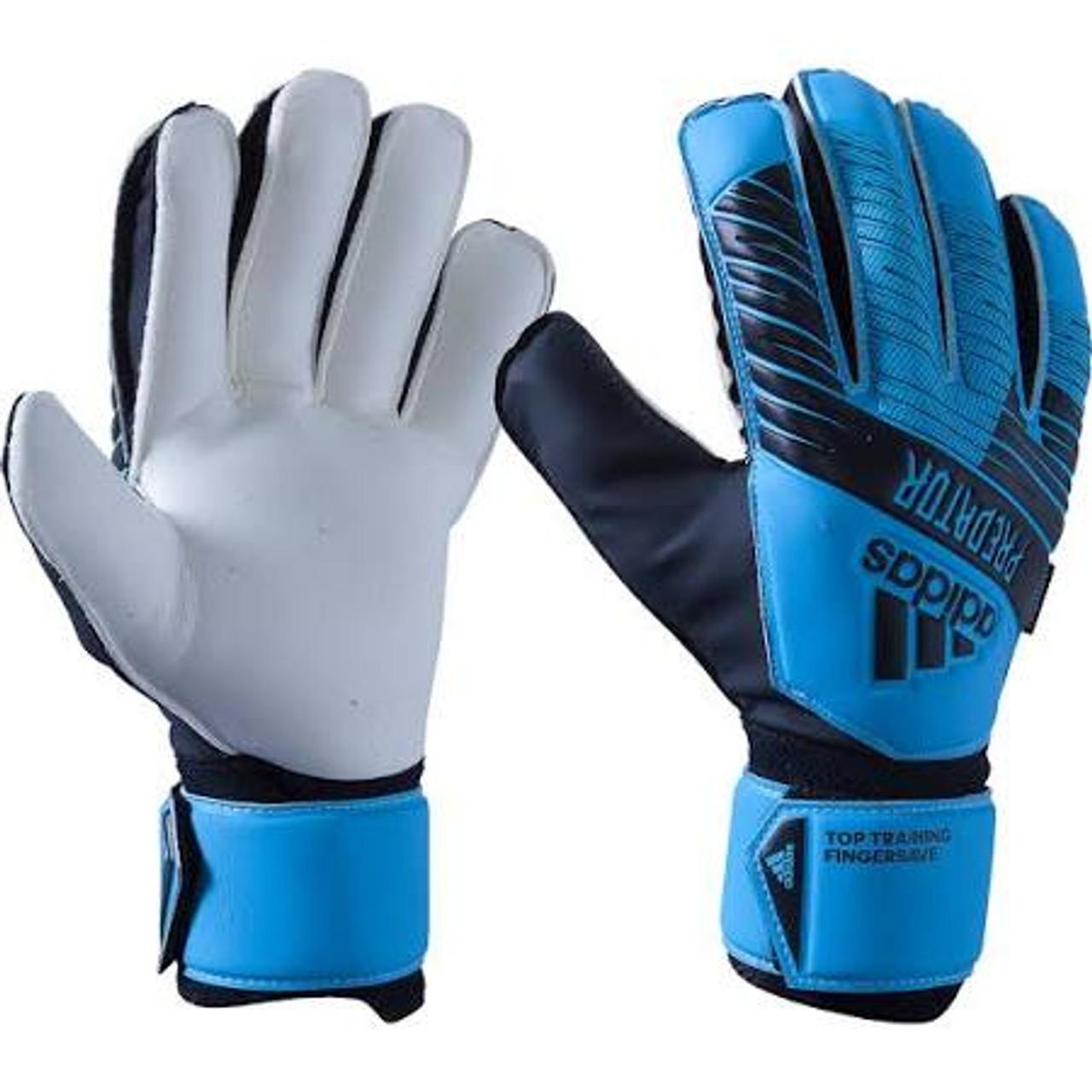 adidas blue gloves