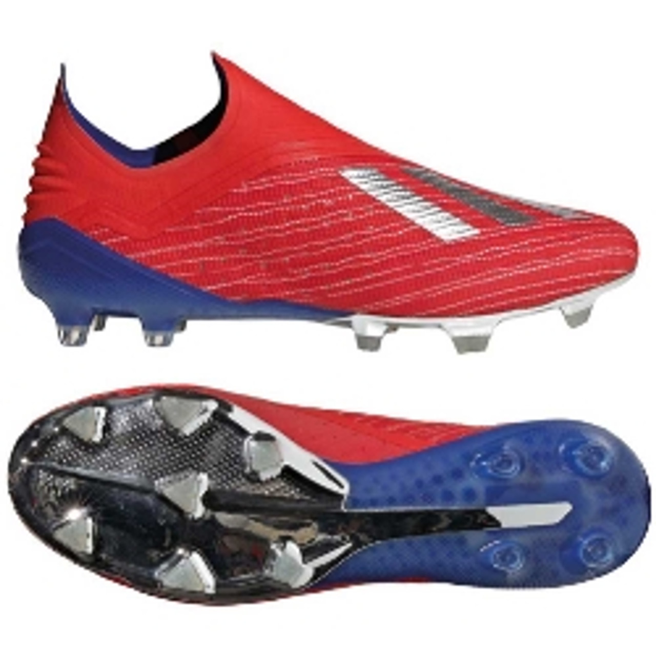 ADIDAS X 18+ FG PURESPEED RED/BLUE 