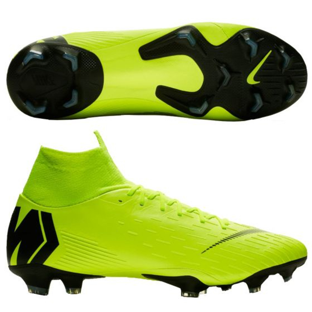 Nike Mercurial SuperflyX 6 Elite TF Volt Black SoccerPro.