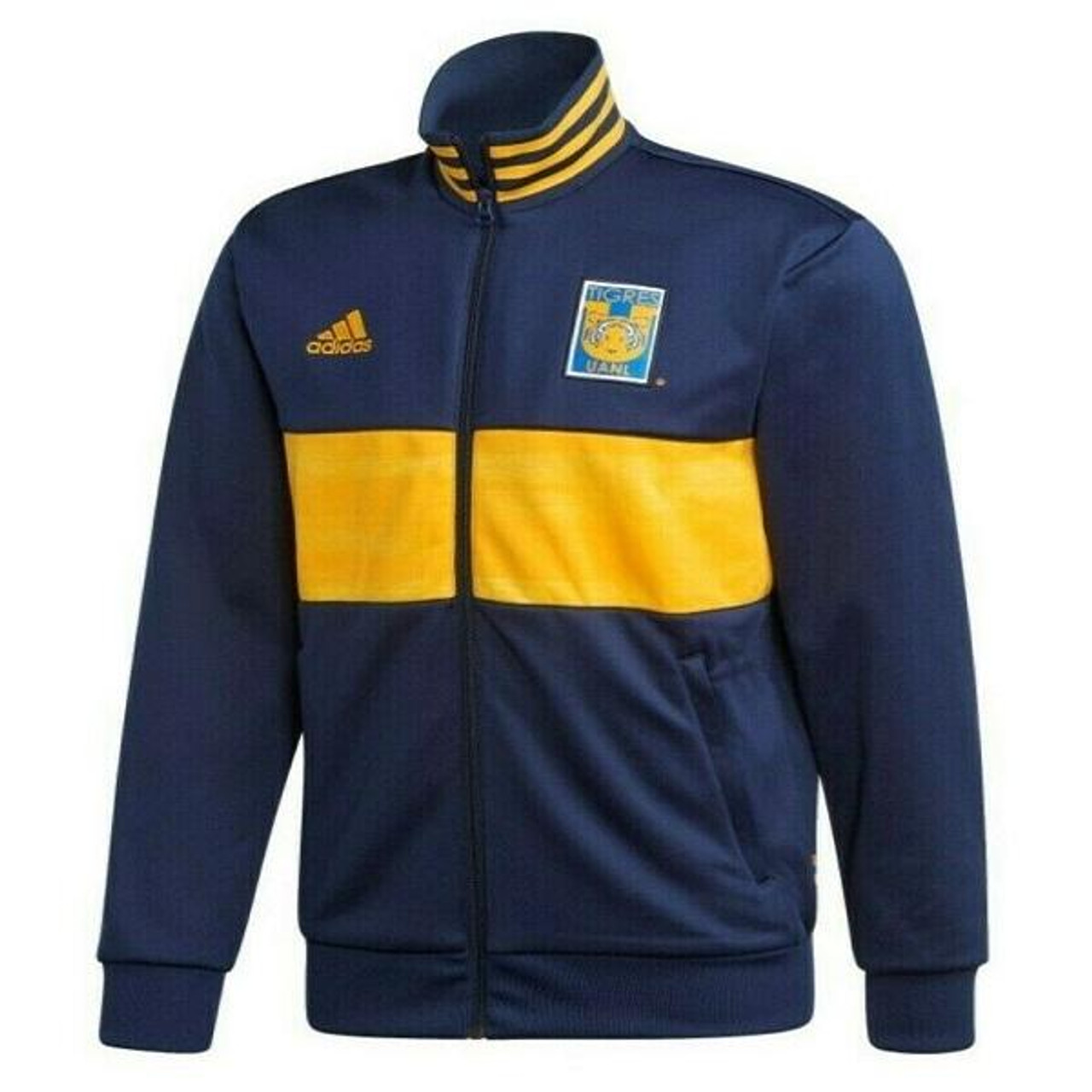 adidas the brand with the 3 stripes jacket