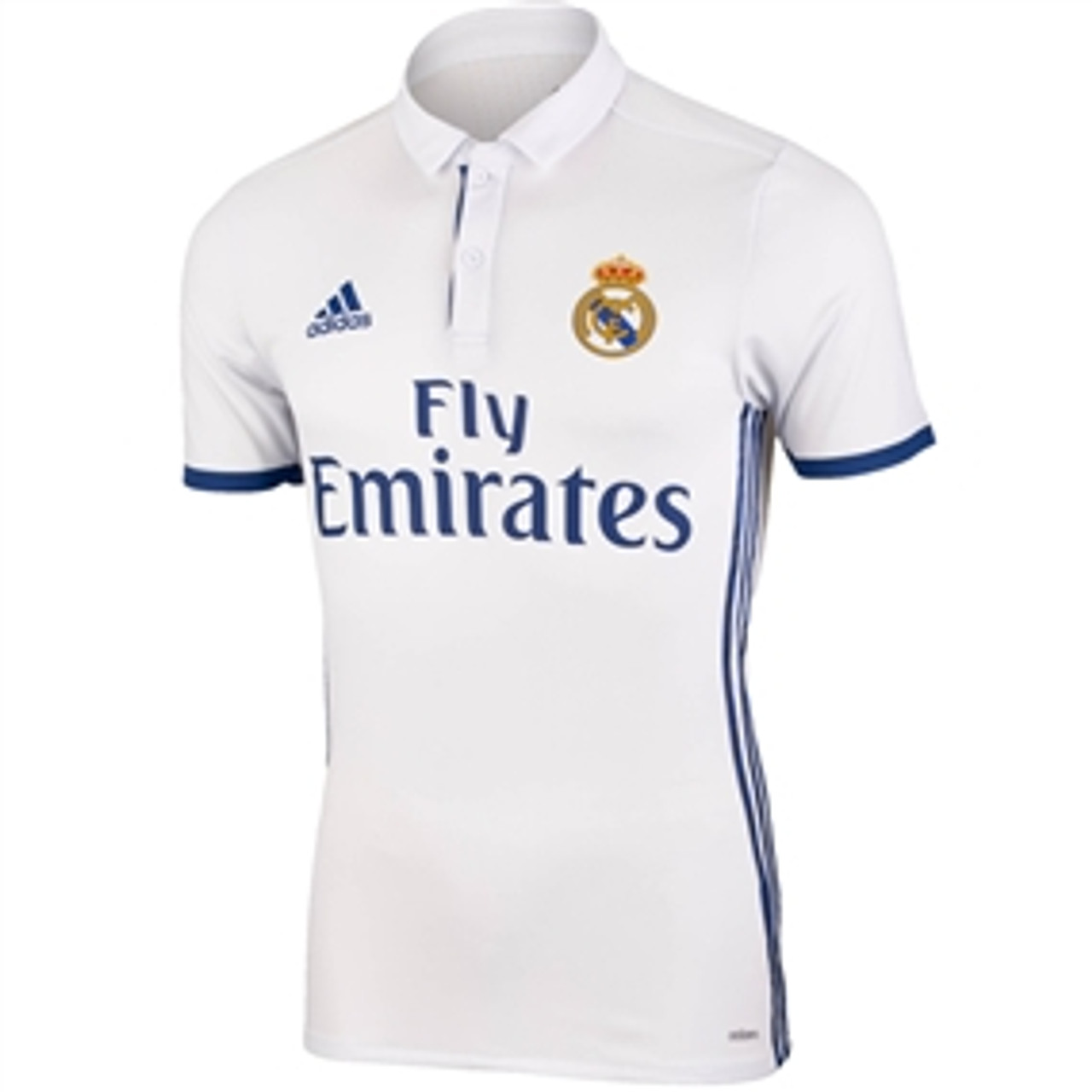 real madrid white and blue jersey