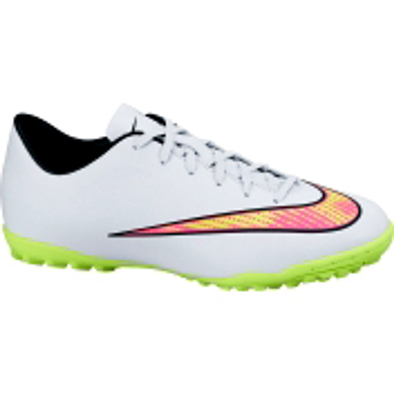 NIKE JR MERCURIAL VICTORY V TF TURF SHOES white/volt