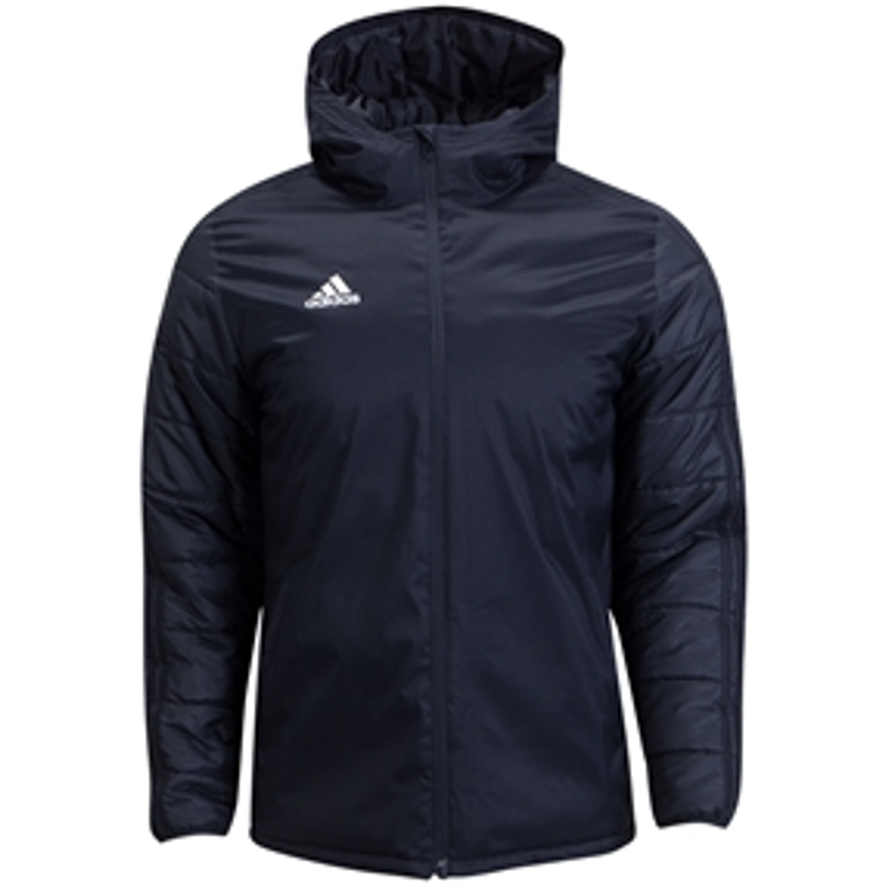 Adidas Winter Jacket 18 Black White Soccer Plus