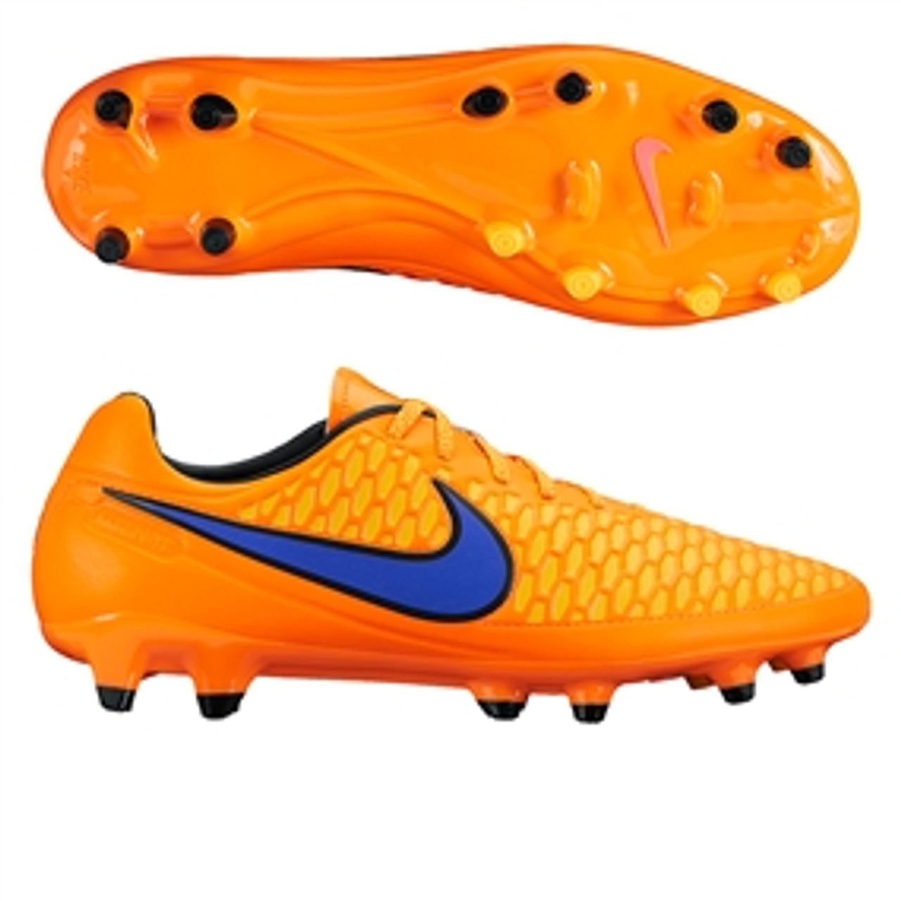 orange nike soccer cleats