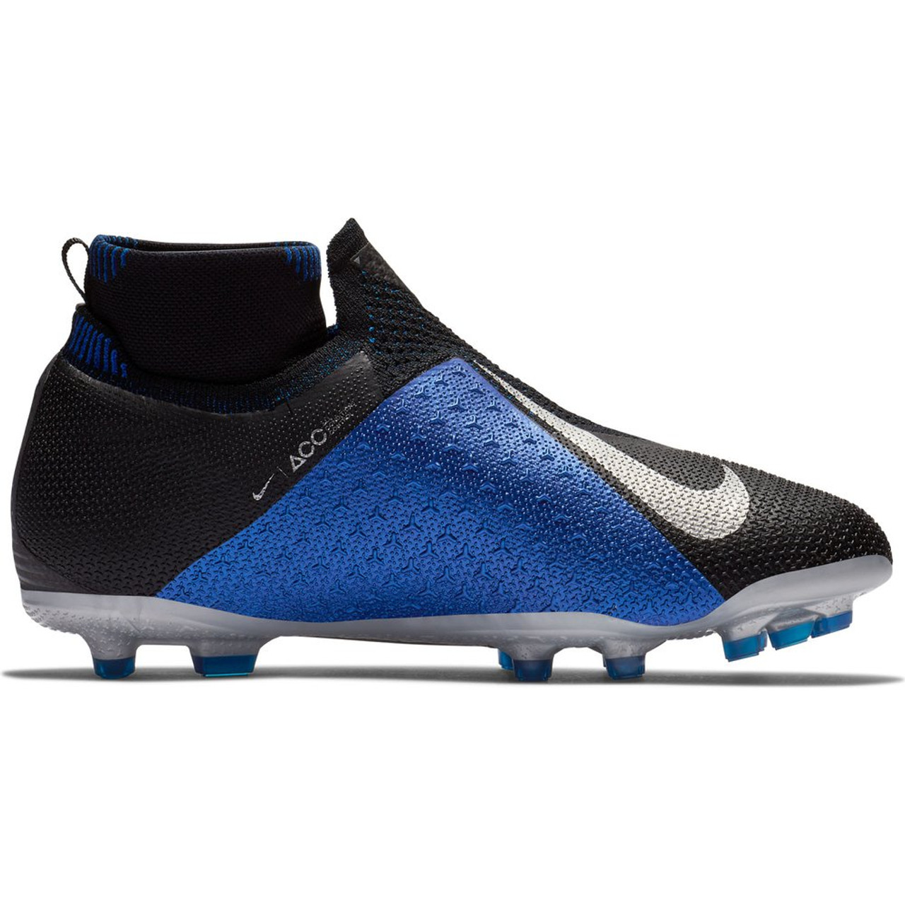 NIKE JR PHANTOM VSN Elite DF/ FG Black/silver/Blue