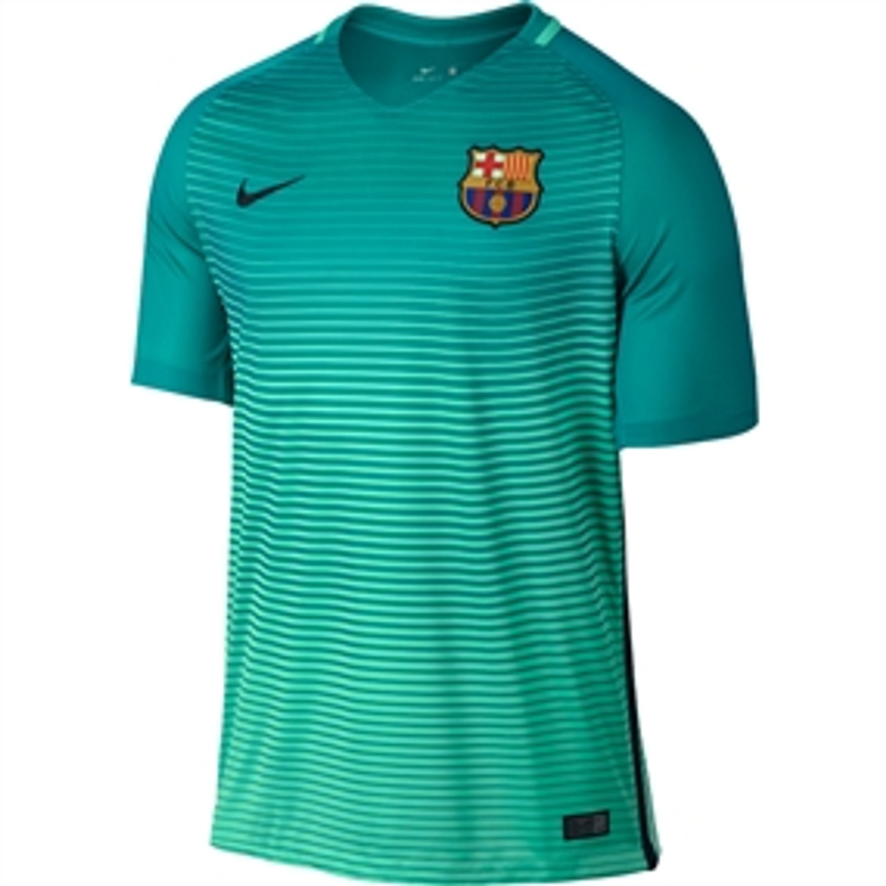 NIKE FC BARCELONA 'NEYMAR` 2017 THIRD JERSEY GREEN - Soccer Plus