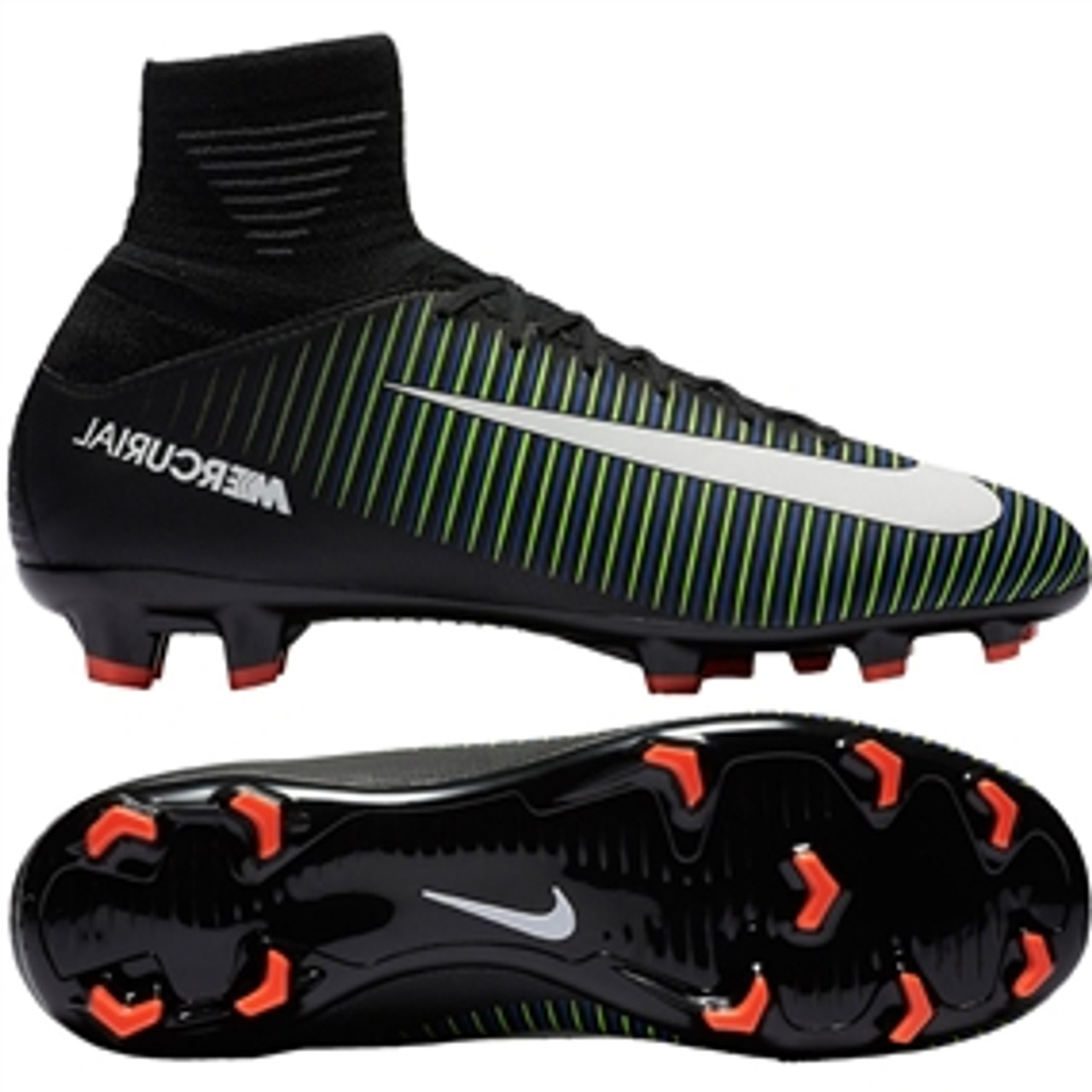 nike mercurial superfly black and white