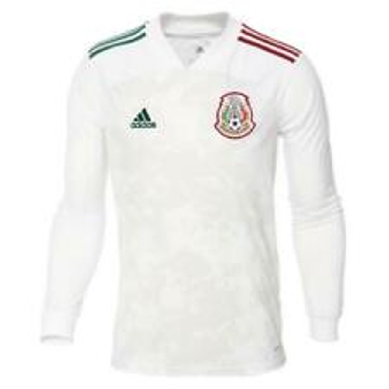 ADIDAS MEXICO 2020 AWAY LS JERSEY WHITE 