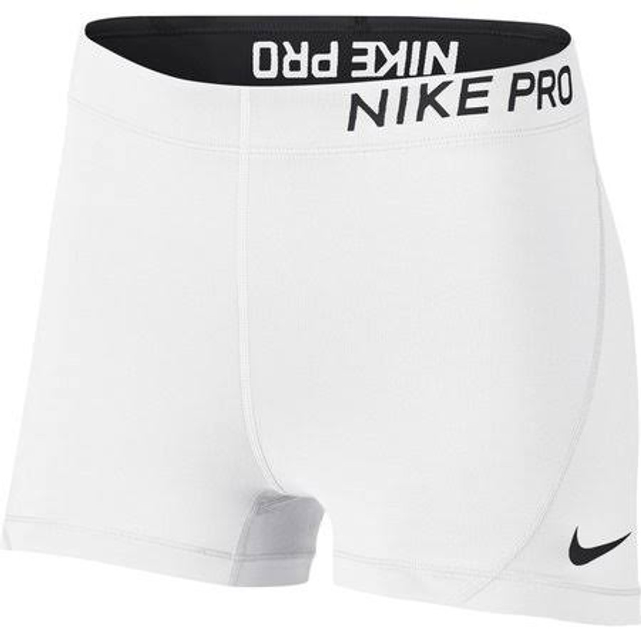 nike compression shorts white