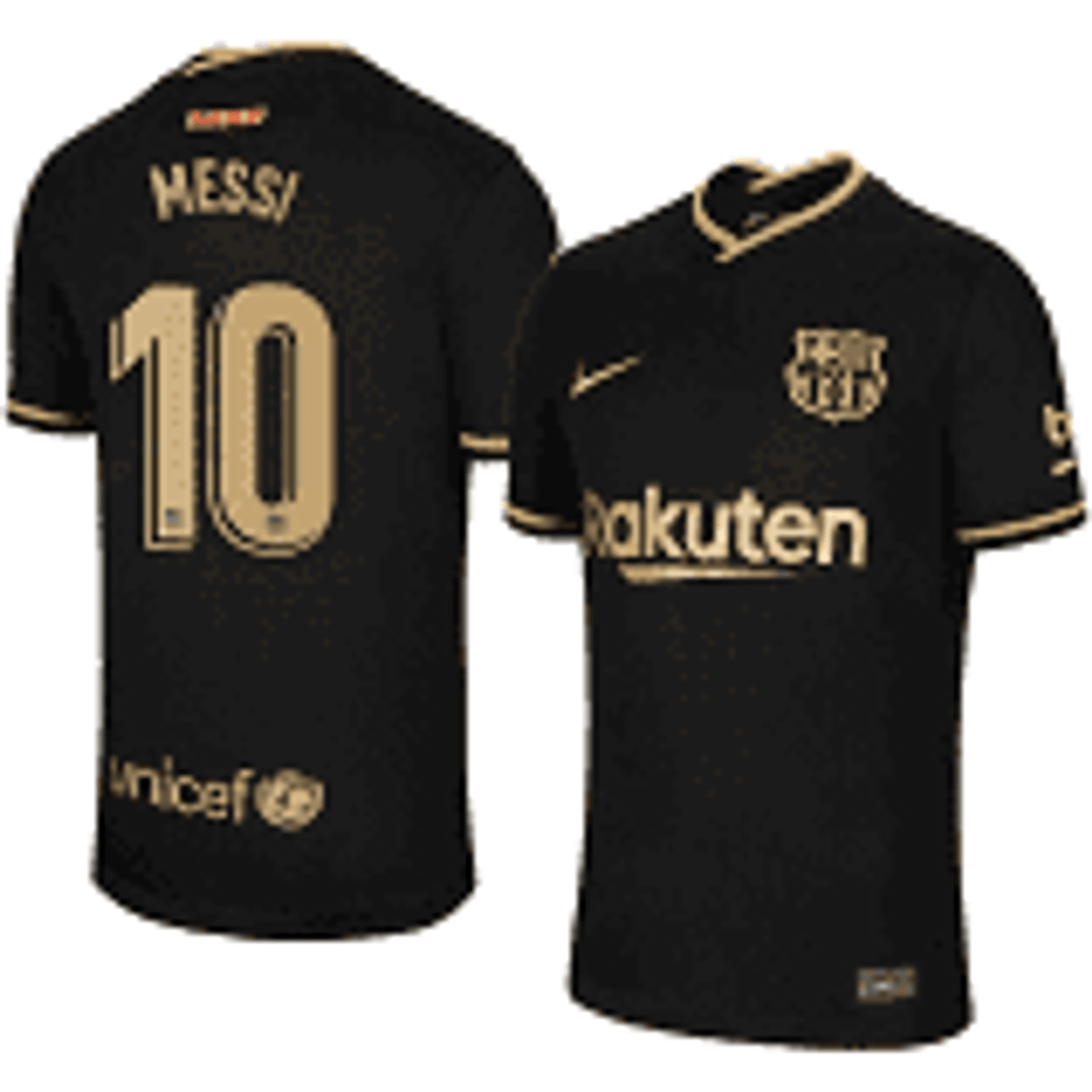 messi in black jersey