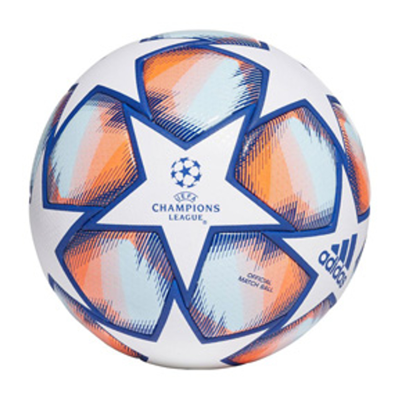 UCL FINALE 20 PRO BALL WHITE / ROYAL BLUE / SIGNAL CORAL / SKY TINT - Soccer  Plus