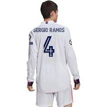 ADIDAS REAL MADRID 2020/21 HOME AUTHENTIC LS RAMOS JERSEY - Soccer