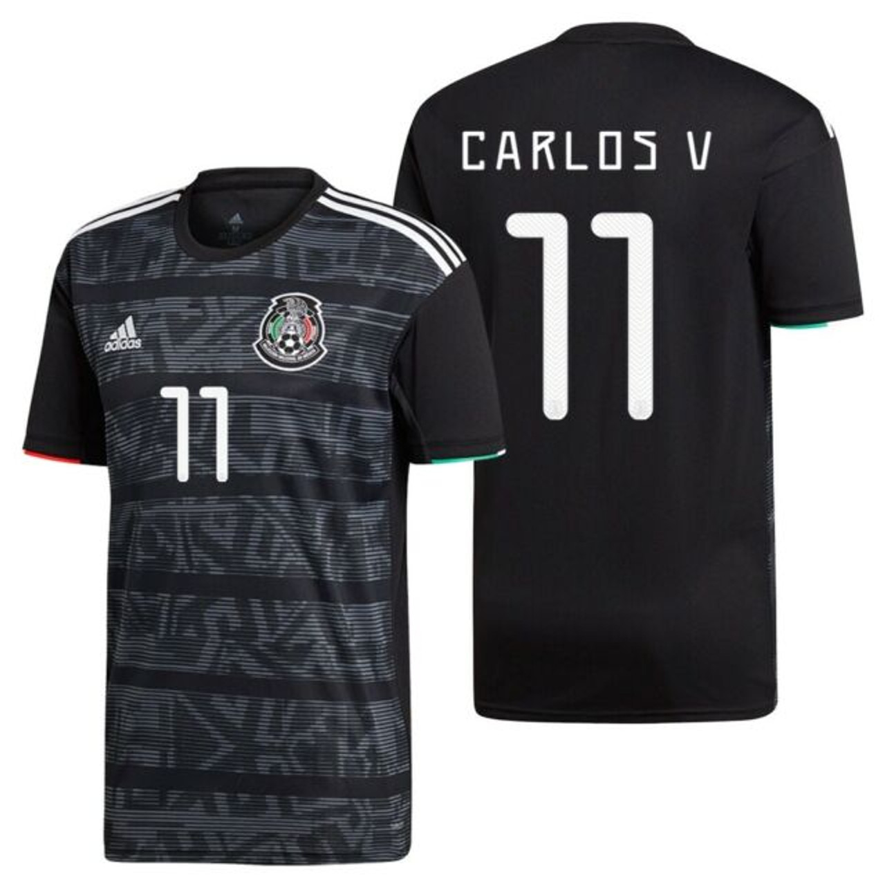 ADIDAS MEXICO 2019 HOME VELA JERSEY BLACK - Soccer Plus