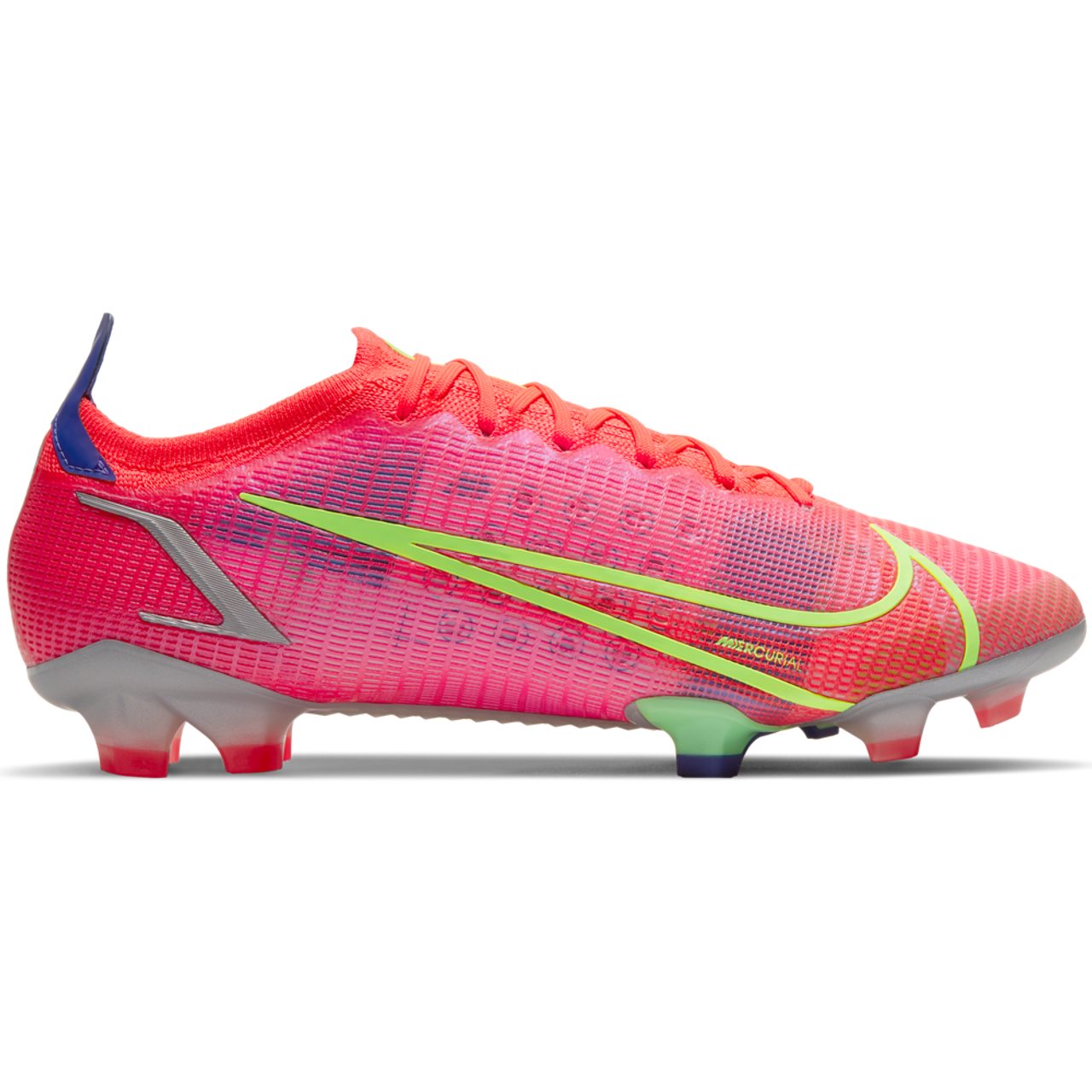 :Nike Mercurial Vapor 14 Elite FG Soccer Cleats - Volt /  Bright-Crimson-Black