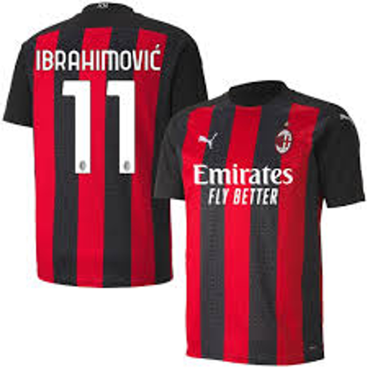 PUMA AC MILAN 2020 21 IBRAHIMOVIC HOME JERSEY Soccer Plus