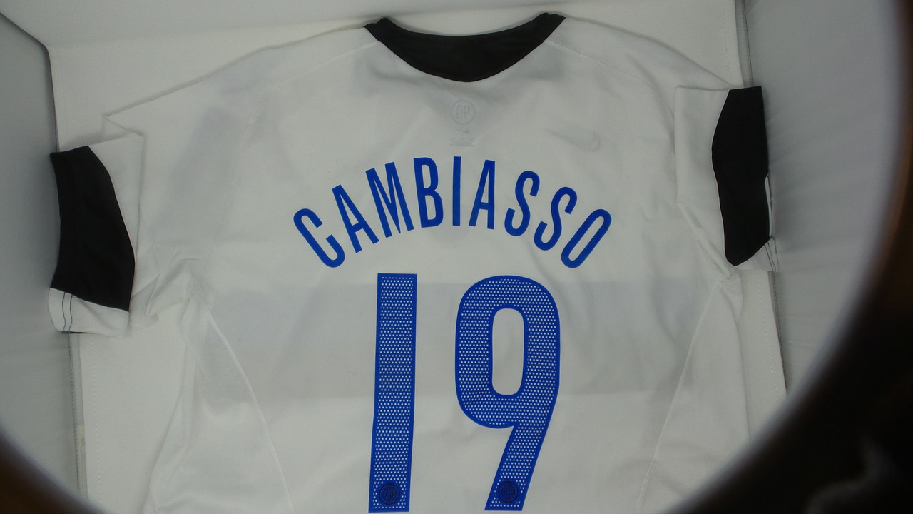 NIKE INTER MILAN 2006 AWAY CAMBIASSO JERSEY - Soccer Plus