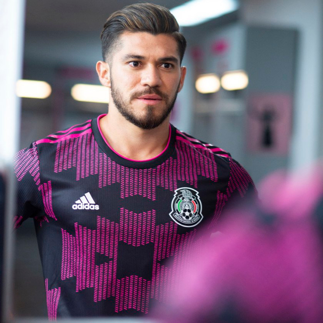 pink mexico soccer shirt