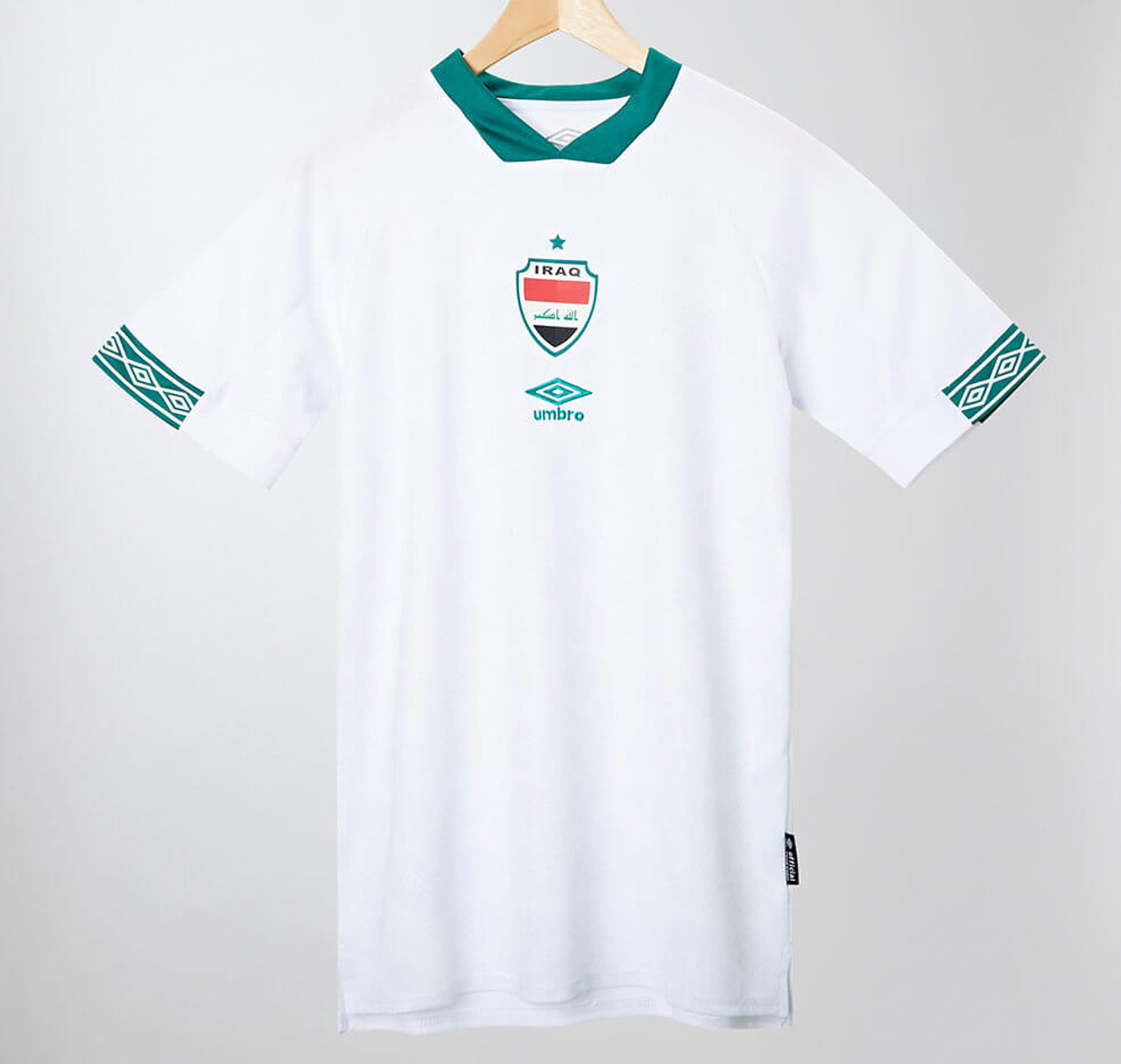 UMBRO IRAQ 21/22 AWAY JERSEY WHITE - Soccer Plus